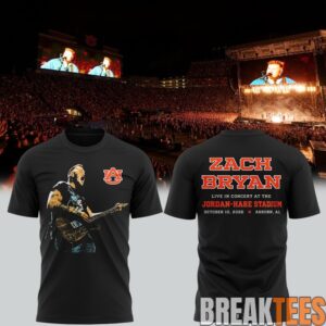 Zach Bryan x Auburn Tigers Special 2026 T-Shirt 1