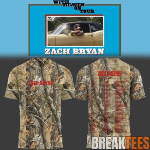 Zach Bryan x New England Patriots Concert T-Shirt 3