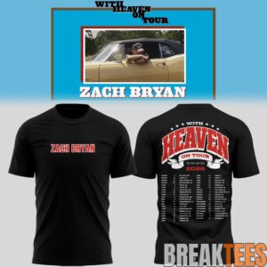 Zach Bryan x New England Patriots Concert T-Shirt 4