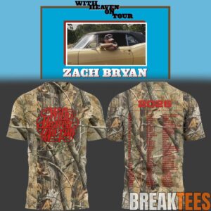 Zach Bryan x New England Patriots Concert T-Shirt 5