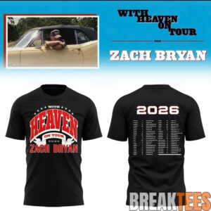 Zach Bryan x New England Patriots Concert T-Shirt 6