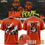 Anaheim Ducks 2026 Fear The Flock Playoff Game 4 T Shirt