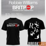 BRITPOP World Tour Australia New Zealand TShirt 1