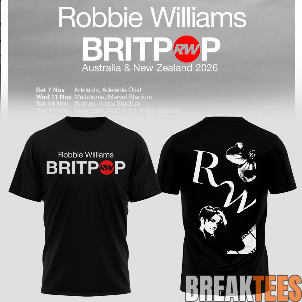 BRITPOP World Tour – Australia & New Zealand T-Shirt BRITPOP World Tour – Australia & New Zealand T-Shirt