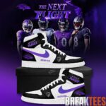Baltimore Ravens The Next Flight 2026 Custom Air Jordan 1 Sneaker 1