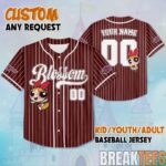 Blossom The Powerpuff Girls Baseball Jersey V1