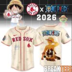 Boston Red Sox x One Piece Grand Voyage Sunset 2026 Baseball Jersey 1