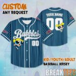 Bubbles The Powerpuff Girls Baseball Jersey V1