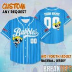 BreakTees 26 Bubbles The Powerpuff Girls Baseball Jersey V2