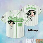BreakTees 26 Buttercup The Powerpuff Girls Baseball Jersey