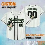 Buttercup The Powerpuff Girls Baseball Jersey V1