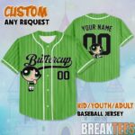 Buttercup The Powerpuff Girls Baseball Jersey V2