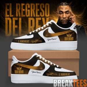 Don Omar El Regreso Del Rey World Tour 2026 Custom Air Force 1 Sneaker