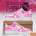 Ed Sheeran Loop Tour 2026 Pink Air Force 1 Shoes 1