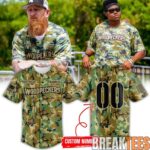 Fayetteville Woodpeckers x Military Appreciation Camo Custom Jersey 1