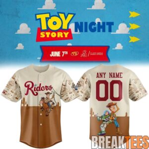 Frisco RoughRiders x Toy Story Night Custom Baseball Jersey