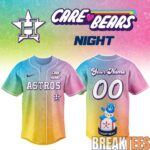 BreakTees 17 Houston Astros Care Bears Night Custom Baseball Jersey 1