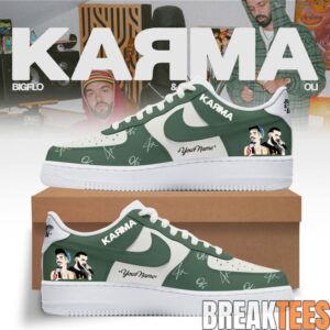 KARMA Bigflo Oli 2026 Tour Custom Air Force 1 Sneaker