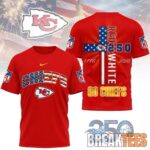 BreakTees 24 Kansas City Chiefs NFL God America 250 Years Limited Edition 3D T Shirt