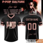 Karan Aujla PPop Culture Tour 2026 Football Jersey 1