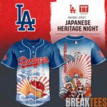 LA Dodgers x Japanese Heritage Night 2026 Special Baseball Jersey 1