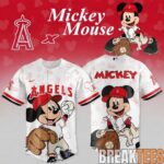 BreakTees 29 Los Angeles Angels Mickey Mouse 2026 Night MLB Crossover Baseball Jersey