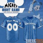 BreakTees 30 Los Angeles Dodgers Mickey Baseball Jersey