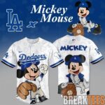 Los Angeles Dodgers Mickey Mouse 2026 Night MLB Crossover Baseball Jersey