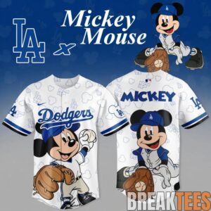 Los Angeles Dodgers Mickey Mouse 2026 Night MLB Crossover Baseball Jersey
