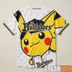 Orix Buffaloes x Pokemon Pikachu Special Baseball Jersey 1