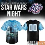 Reno Aces x Star Wars Night Mandalorian Grogu Custom Baseball Jersey 1