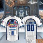 Springfield Cardinals x Star Wars Night Game R2D2 Design Custom Jersey 1