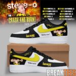 SteveO Crash And Burn Tour 2026 Custom Air Force 1 Shoes 1