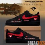 Toronto Blue Jays x Fuerza Regida This Is Our Dream Stadium Tour 2026 Custom Air Force 1 1