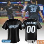 Trey Yesavage 39 Blue Jays Flashback Custom Jersey 1