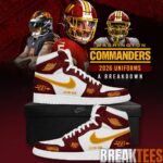 BreakTees 22 Washington Commanders Raise Hail Custom Air Jordan 1 Sneaker 1