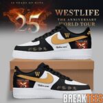 Westlife 25th Anniversary World Tour Golden Memories Custom Air Force 1 Shoes 1