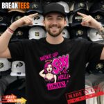 Woke Up Sexy As Hell Again Funny Pink Slogan Shirt
